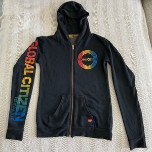 Aviator Nation Global Citizen festival NYC zip hoodie sweatshirt